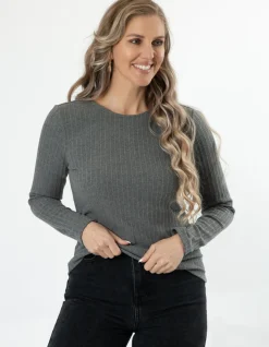 STELLA ESSENTIALS Holiday Top - Grey