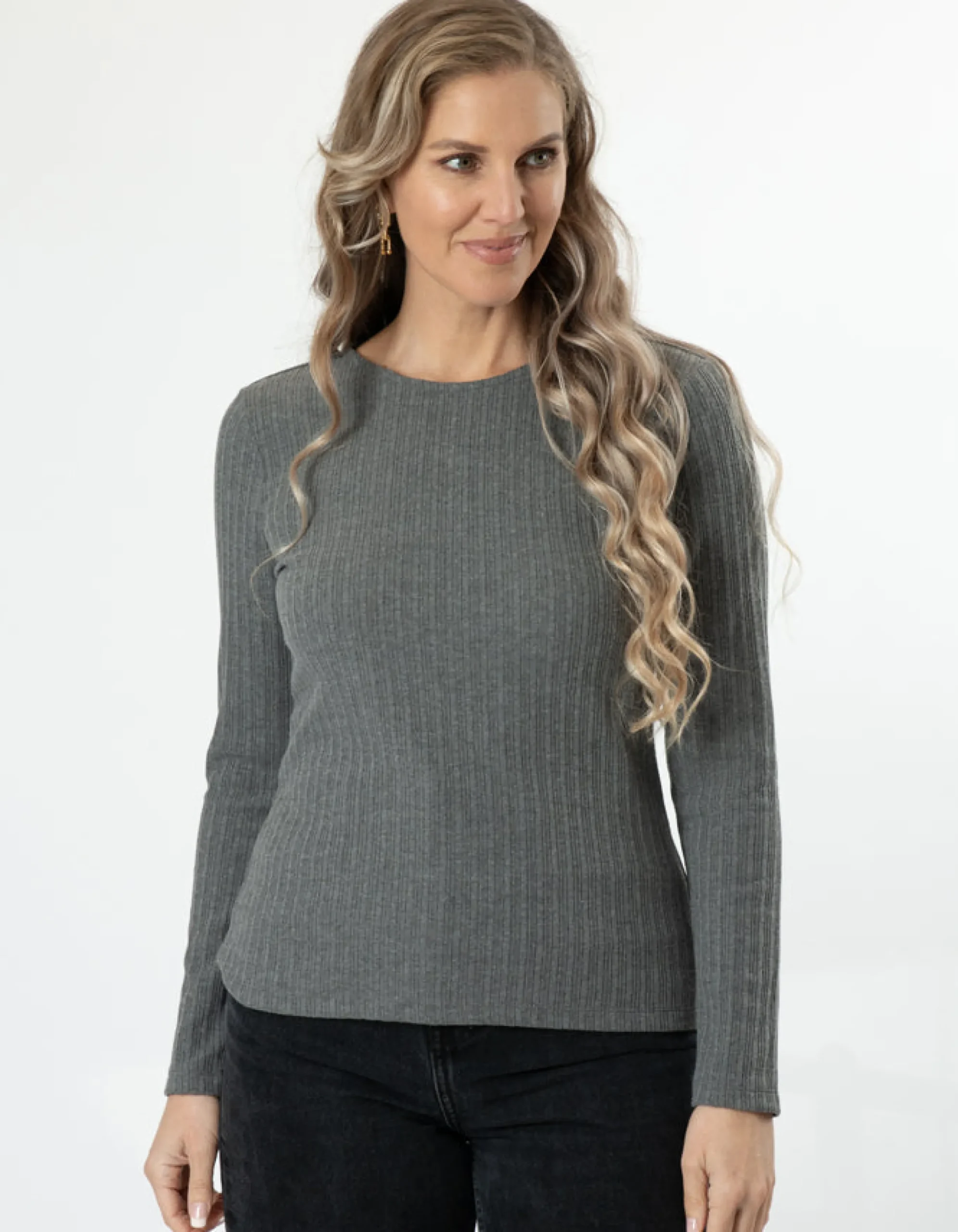 STELLA ESSENTIALS Holiday Top - Grey
