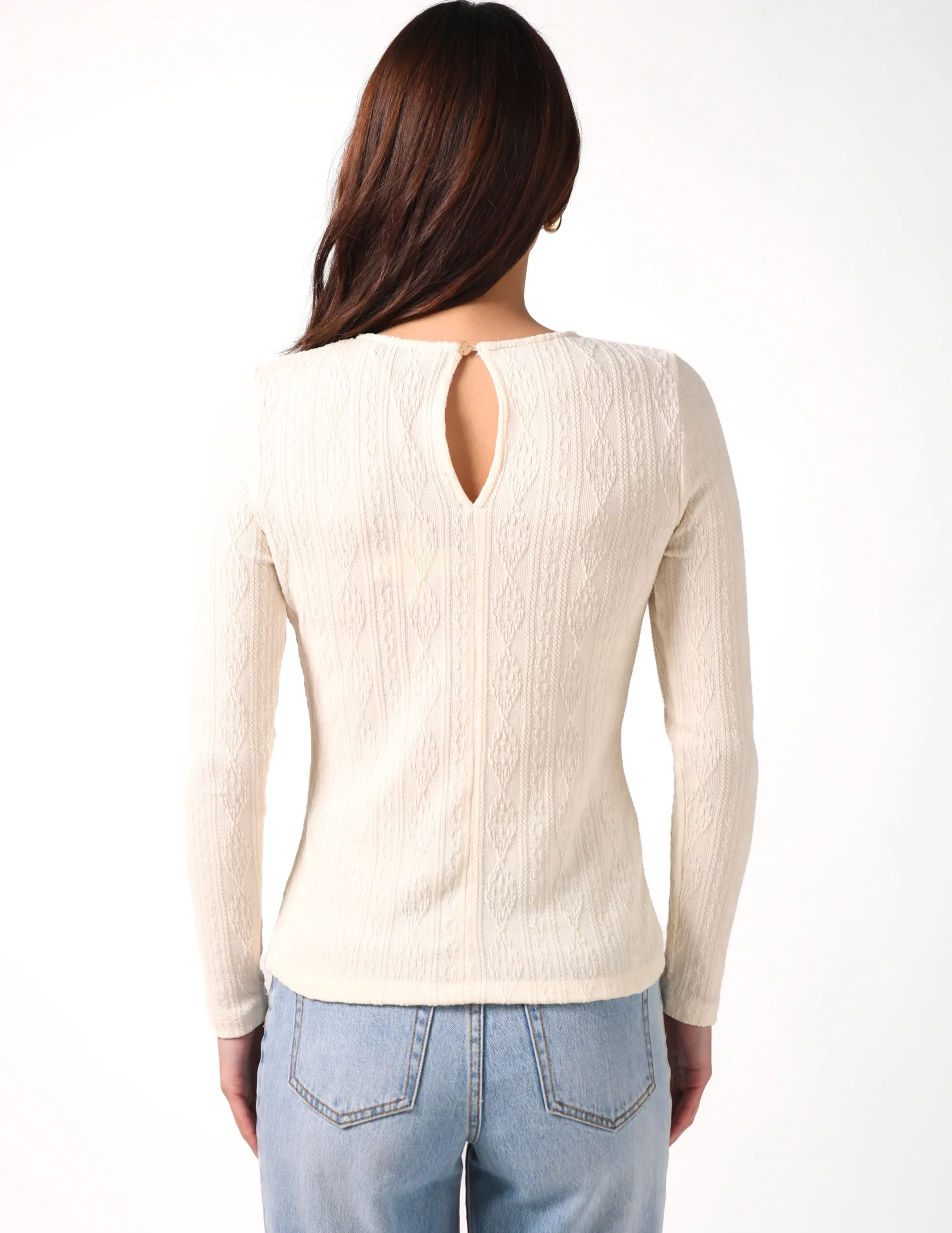 STELLA ESSENTIALS Holiday Top - Eggnog
