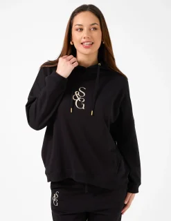 STELLA ESSENTIALS Hoodie Logo - Black