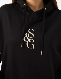 STELLA ESSENTIALS Hoodie Logo - Black