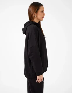 STELLA ESSENTIALS Hoodie Logo - Black