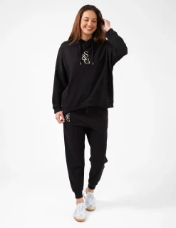 STELLA ESSENTIALS Hoodie Logo - Black