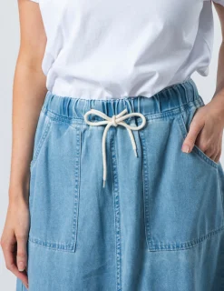 STELLA ESSENTIALS Ingrid Skirt - Light Blue Wash