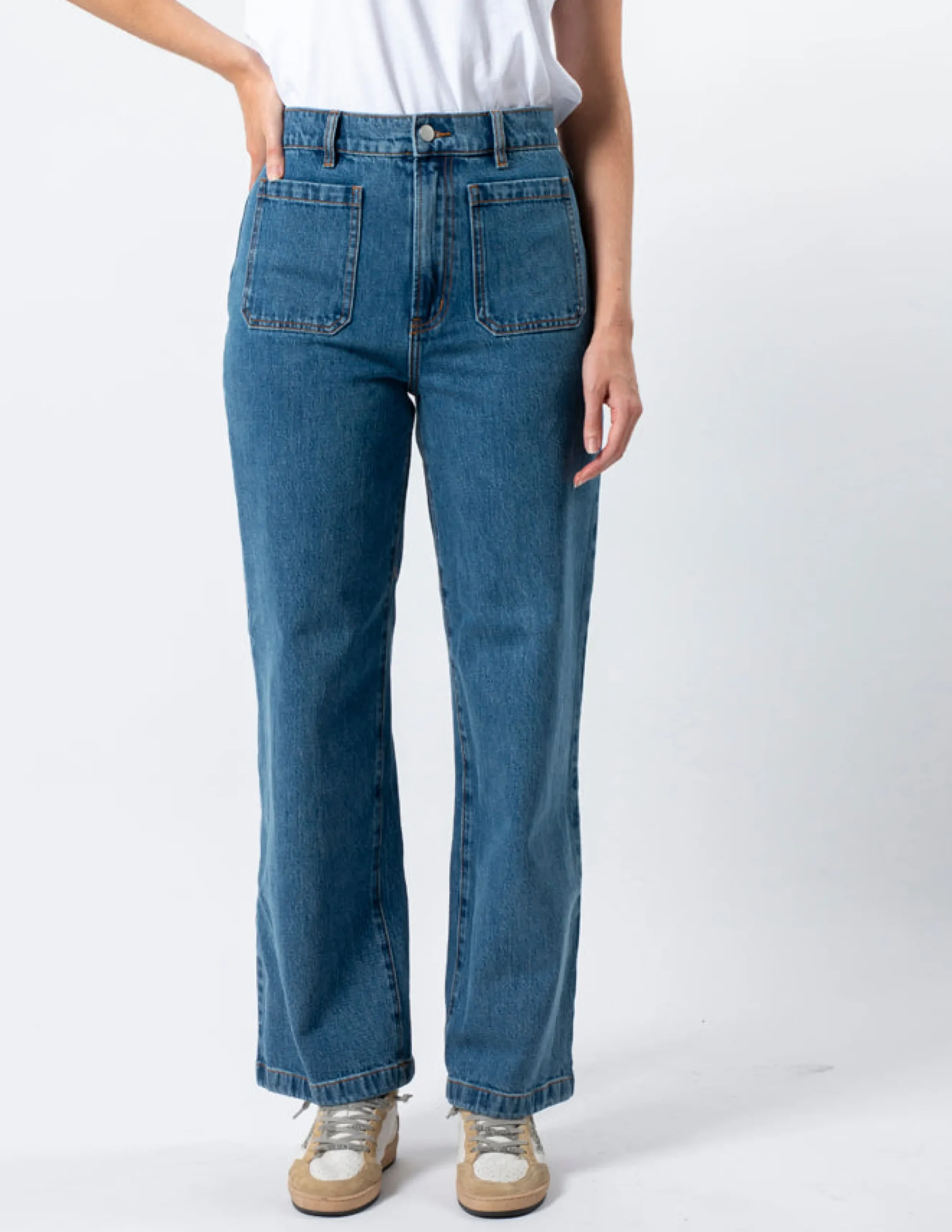 STELLA ESSENTIALS Kendall Full Length Jean - Deep Blue