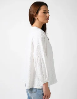 STELLA ESSENTIALS Love as Blouse - White