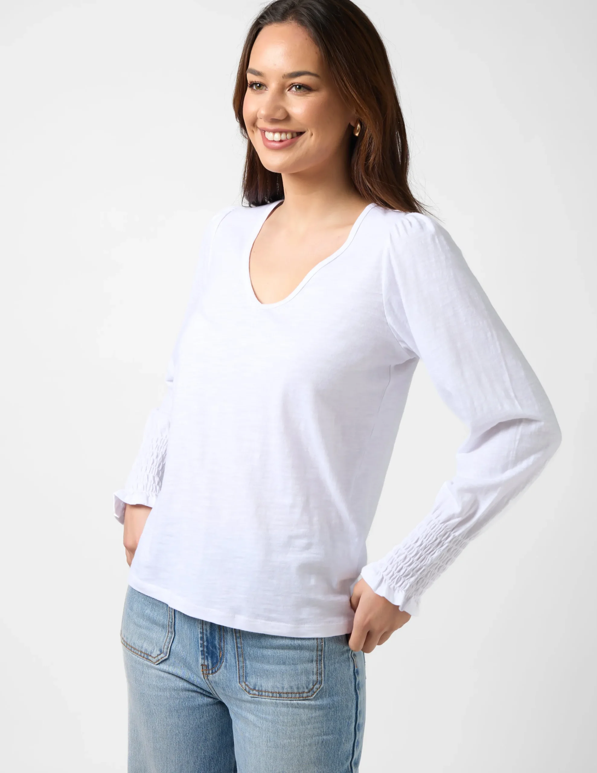 STELLA ESSENTIALS Maeve Top - White