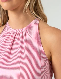 STELLA ESSENTIALS Nyla Dress - Red Stripe