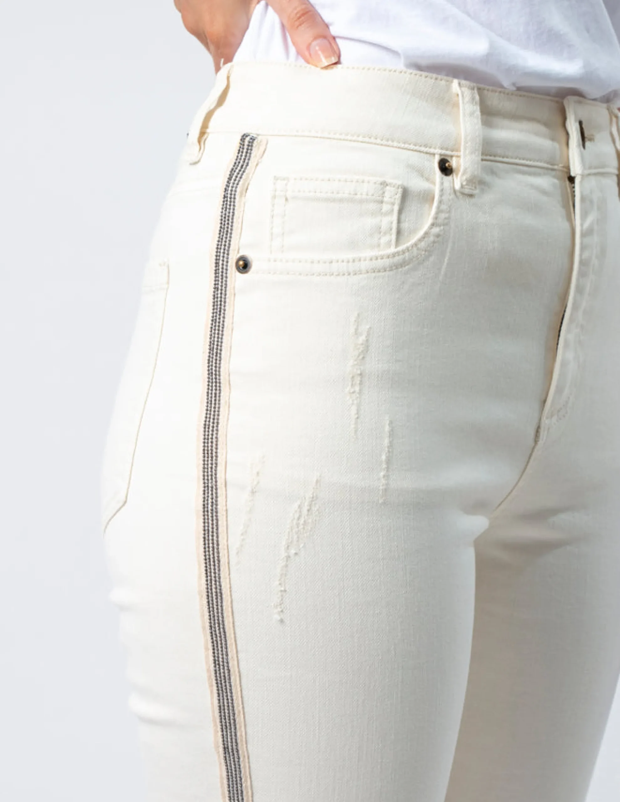 STELLA ESSENTIALS Reece Jean - Ecru