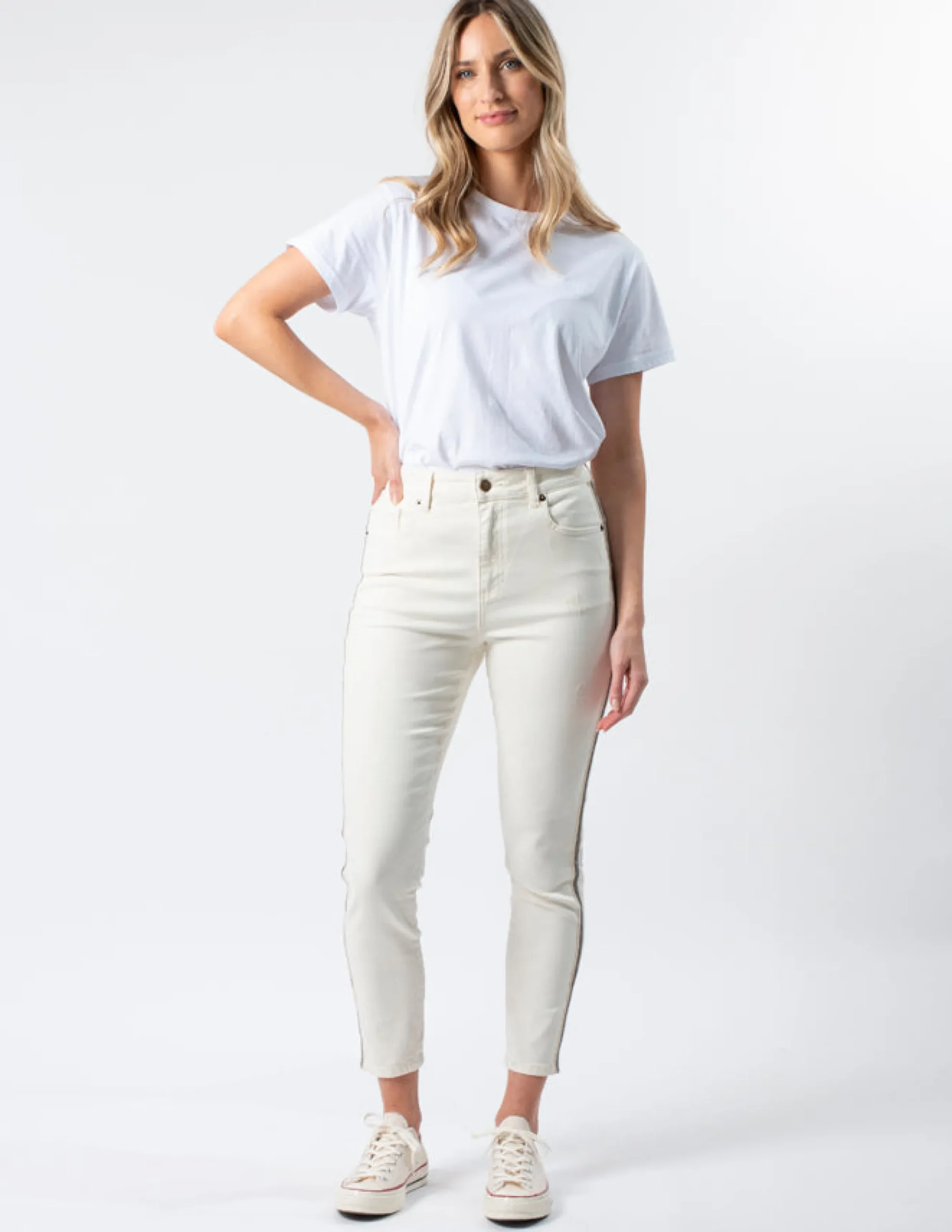 STELLA ESSENTIALS Reece Jean - Ecru