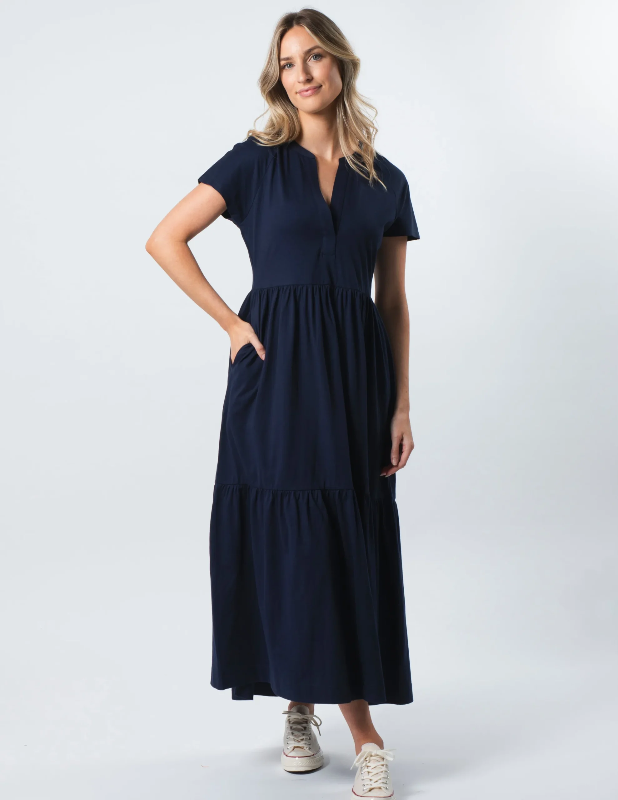 STELLA ESSENTIALS Rosie Dress - Navy