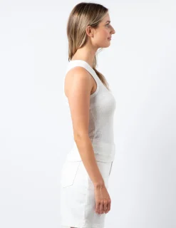 STELLA ESSENTIALS Sage Tank - White