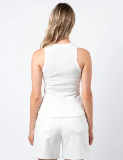 STELLA ESSENTIALS Sage Tank - White