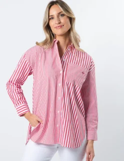 STELLA ESSENTIALS Shirt - Ruby Stripes