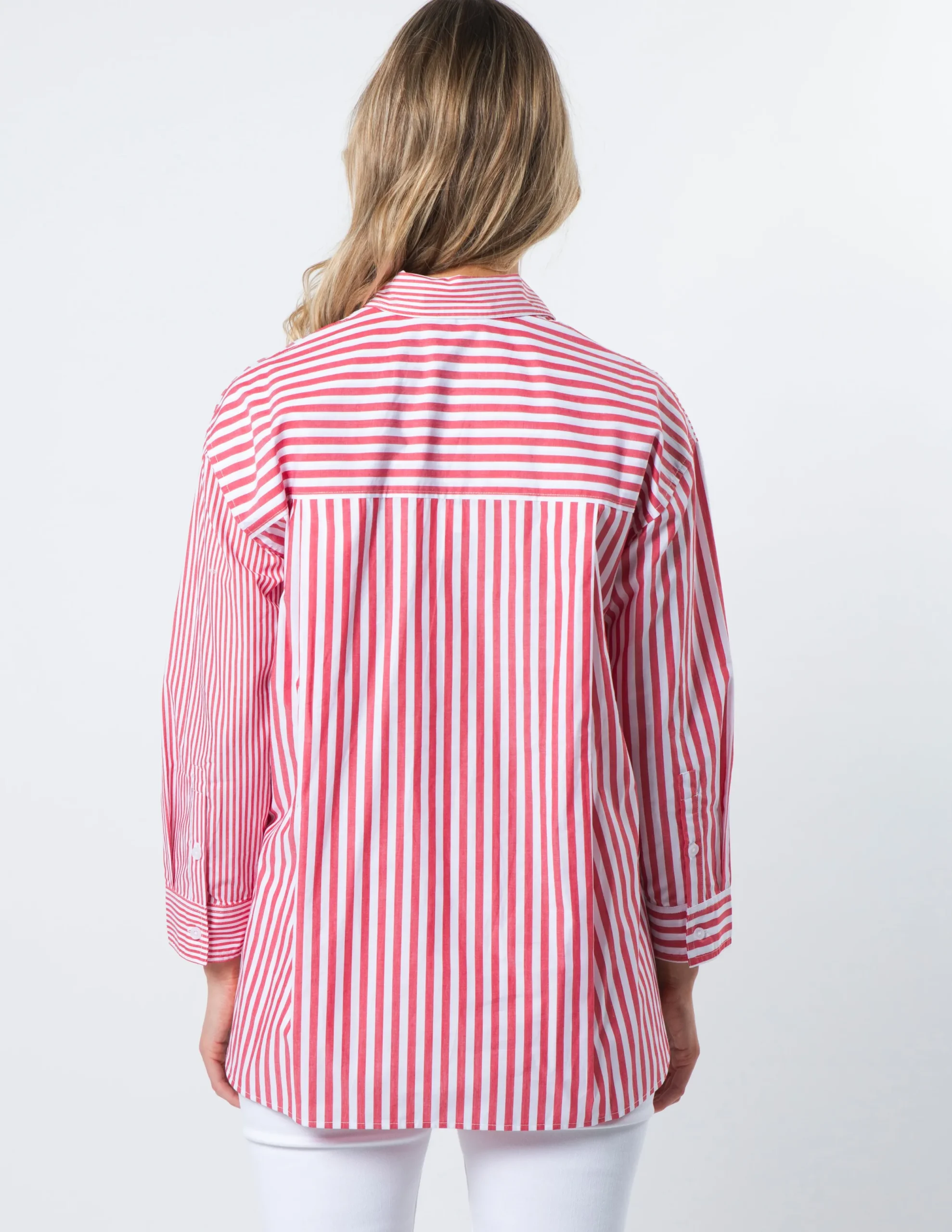 STELLA ESSENTIALS Shirt - Ruby Stripes