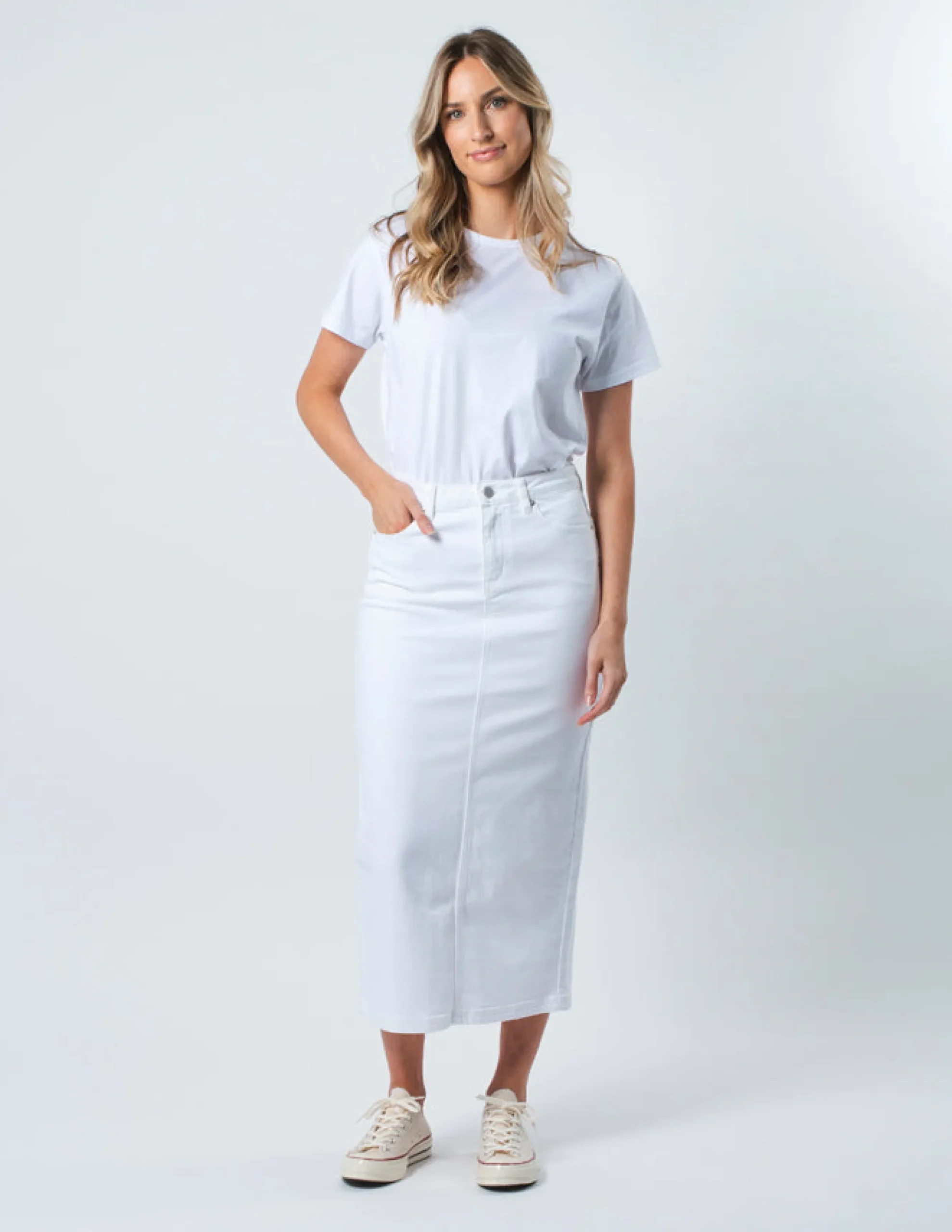 STELLA ESSENTIALS Stacy Skirt - White