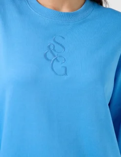 STELLA ESSENTIALS Sweater - Azure Logo