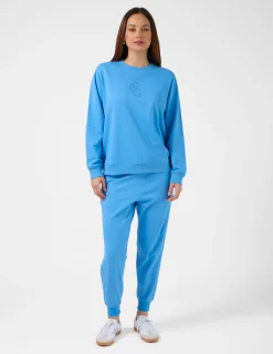 STELLA ESSENTIALS Sweater - Azure Logo