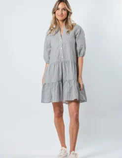 STELLA ESSENTIALS Tabitha Dress - Black Stripe