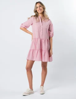 STELLA ESSENTIALS Tabitha Dress - Red Stripe