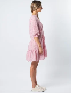 STELLA ESSENTIALS Tabitha Dress - Red Stripe