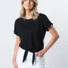 STELLA ESSENTIALS Tie Top - Black