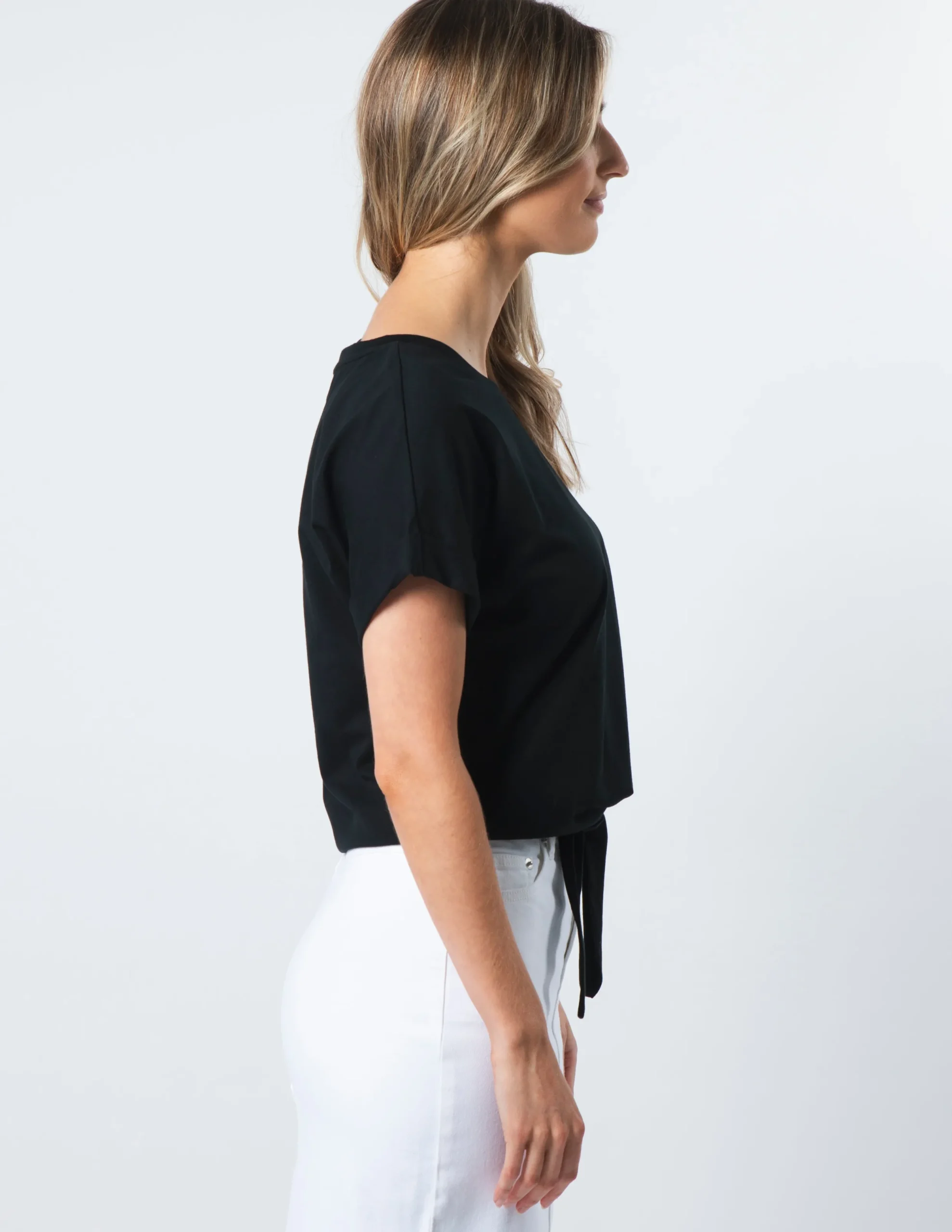 STELLA ESSENTIALS Tie Top - Black
