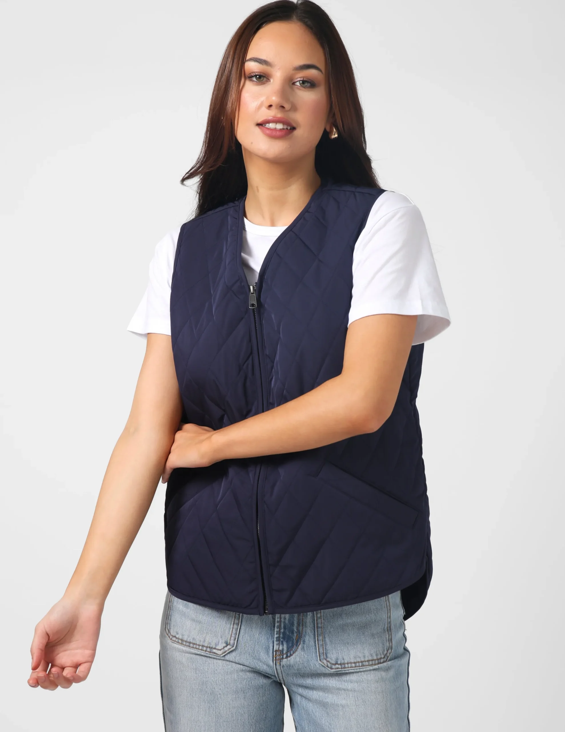 STELLA ESSENTIALS Vesta Vest - Navy