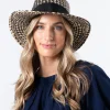 Straw Hat - Diamond Check