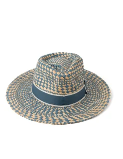 Straw Hat - Diamond Check