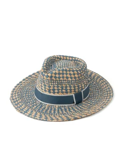 Straw Hat - Diamond Check