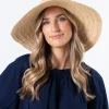 Straw Hat - Natural Raffia Bow