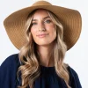 Straw Hat - Raffia Bow and Beads