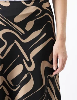 Summer Skirt - Black Geo