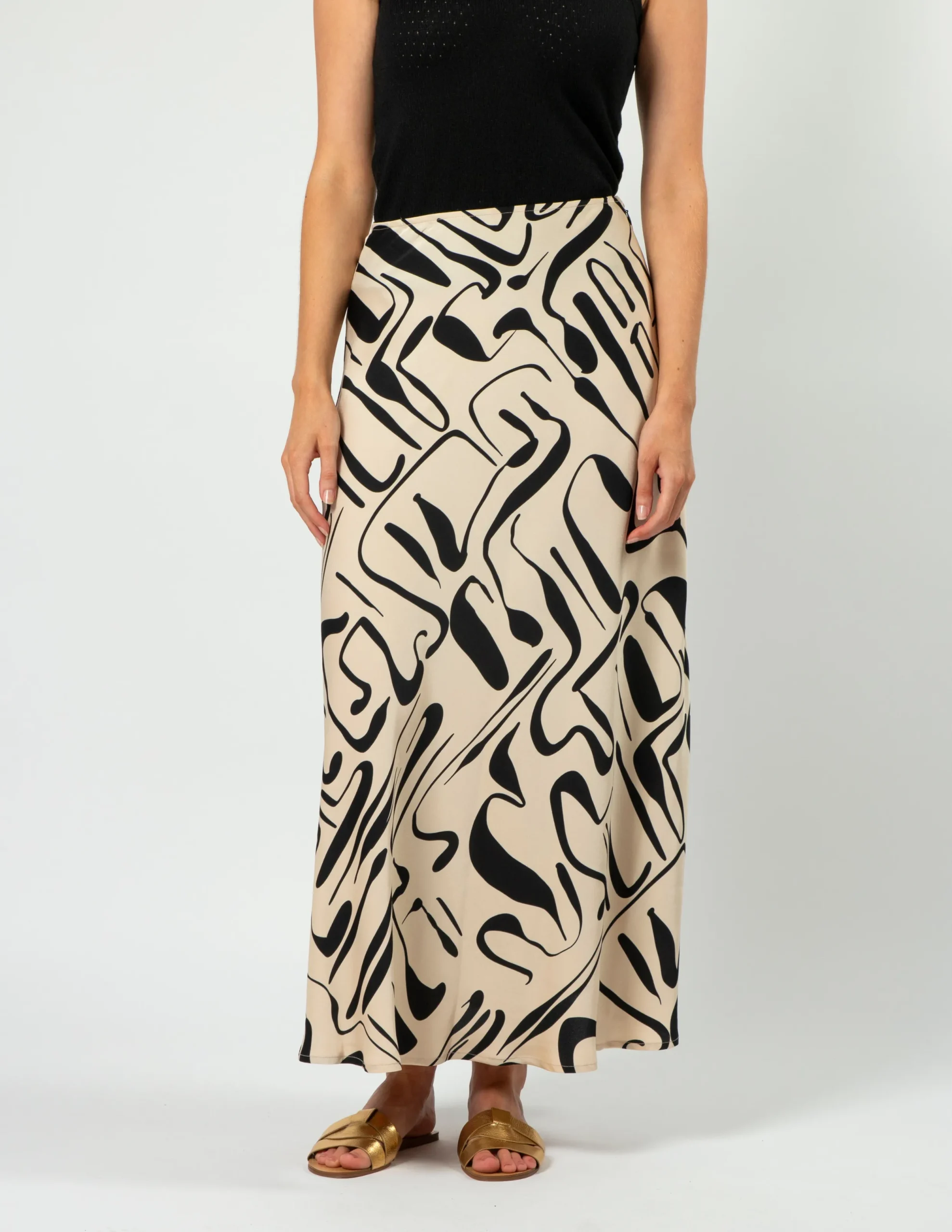 Summer Skirt - Painterly Geo