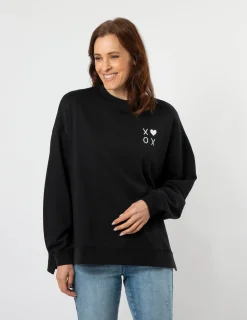 Sunday Sweater - Black XO Love