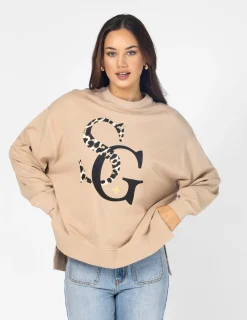 Sunday Sweater - Concrete Leopard Logo
