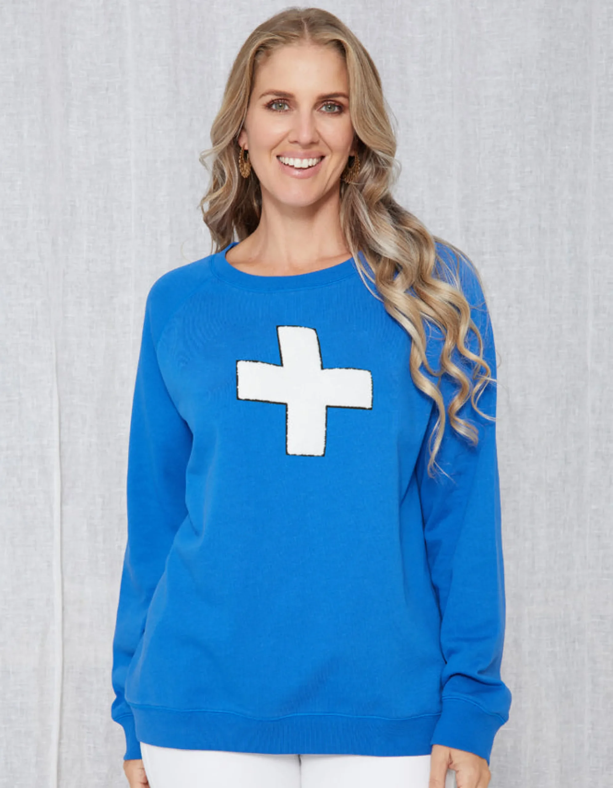 Sweater - Blue Sapphire S+G Logo