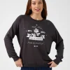 Sweater Cracked Rose - Aged Black