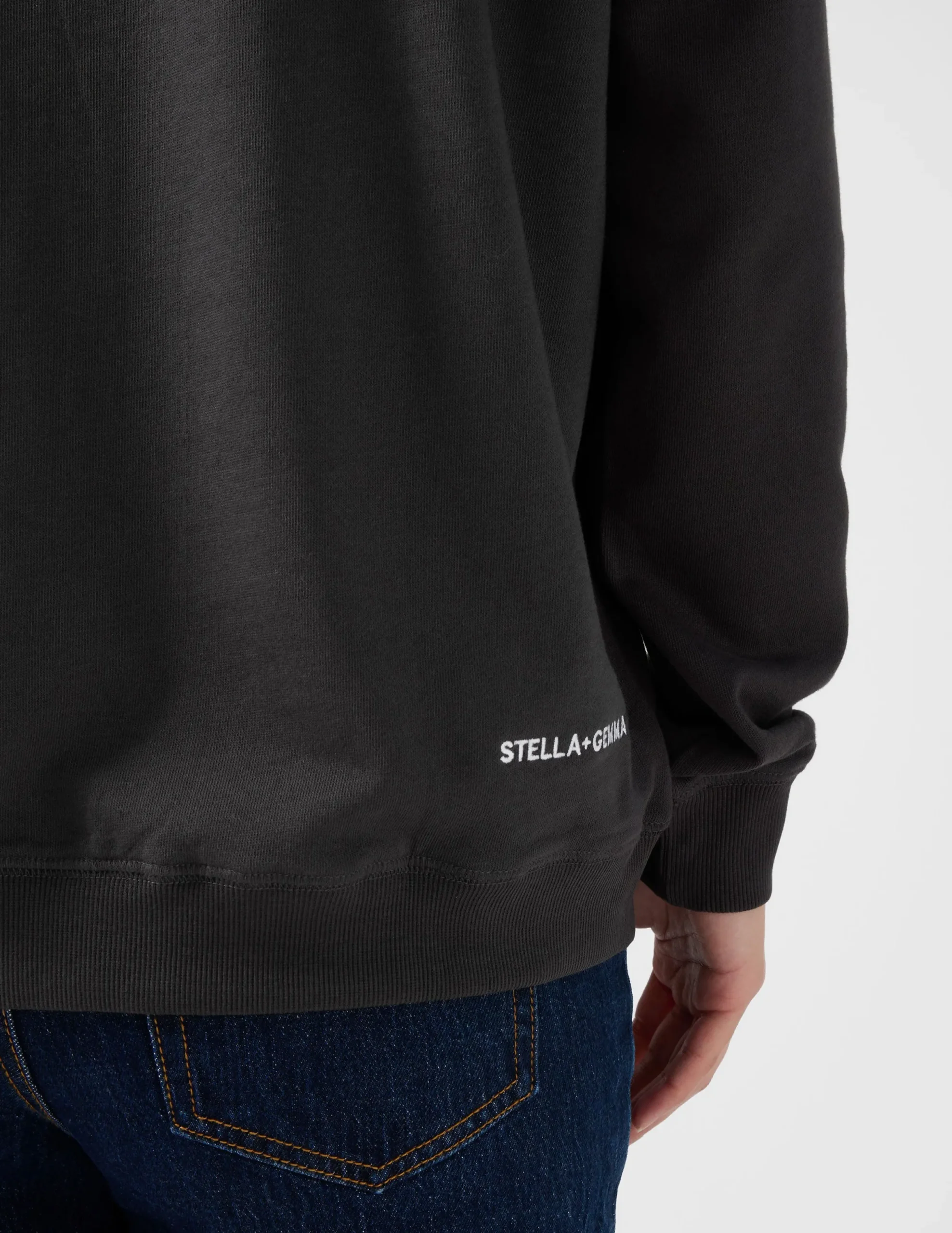 Sweater Cracked Rose - Aged Black