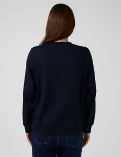 Sweater Retro College - Navy