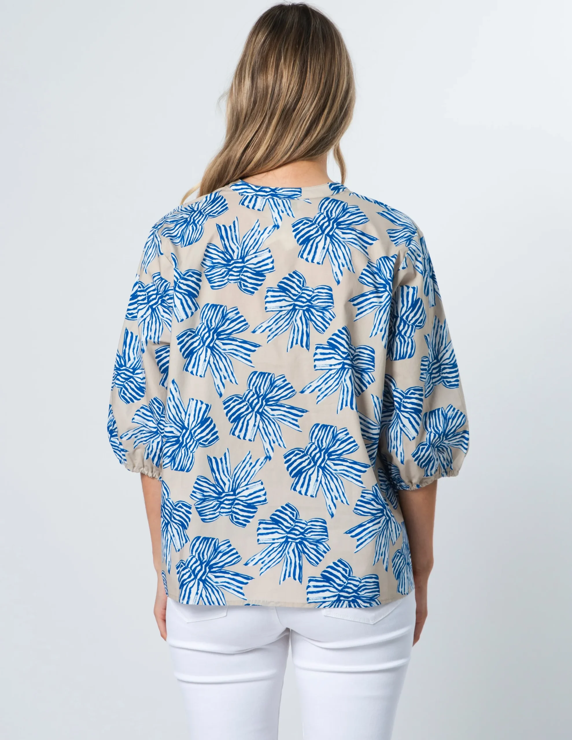 Tamsin Top - Bowtiful Blue