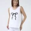 Tank - White Bow