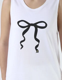 Tank - White Bow
