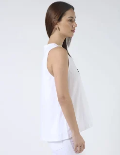 Tank - White Bow