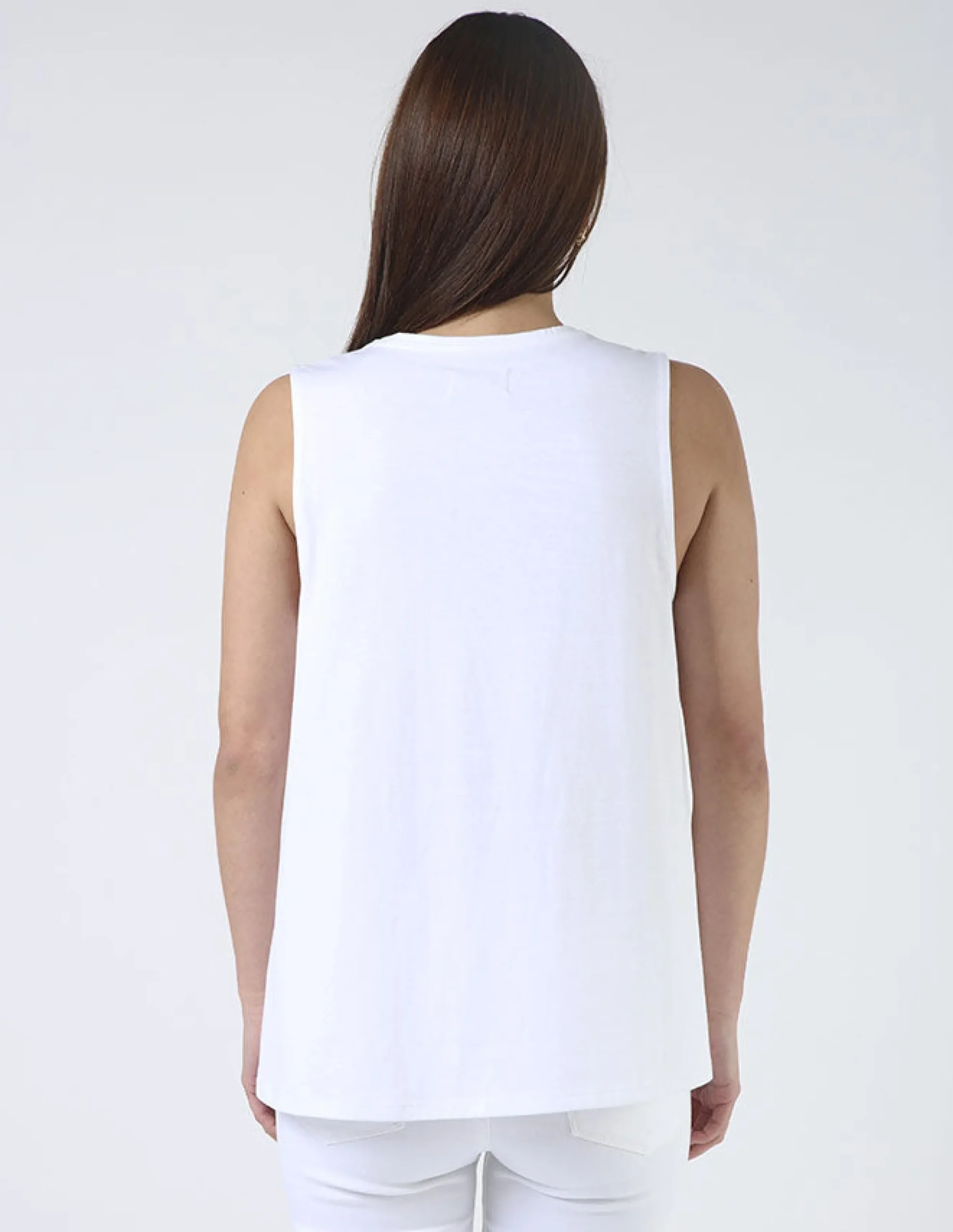 Tank - White Bow