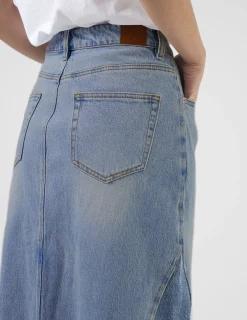 Taylah Skirt - Mid Blue