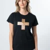 T-Shirt - Black Birds Of A Feather Cross