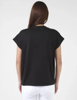 T-Shirt - Black Embroidery Logo