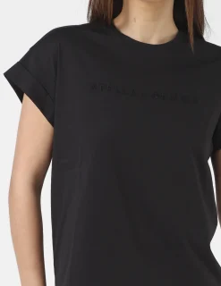 T-Shirt - Black Embroidery Logo